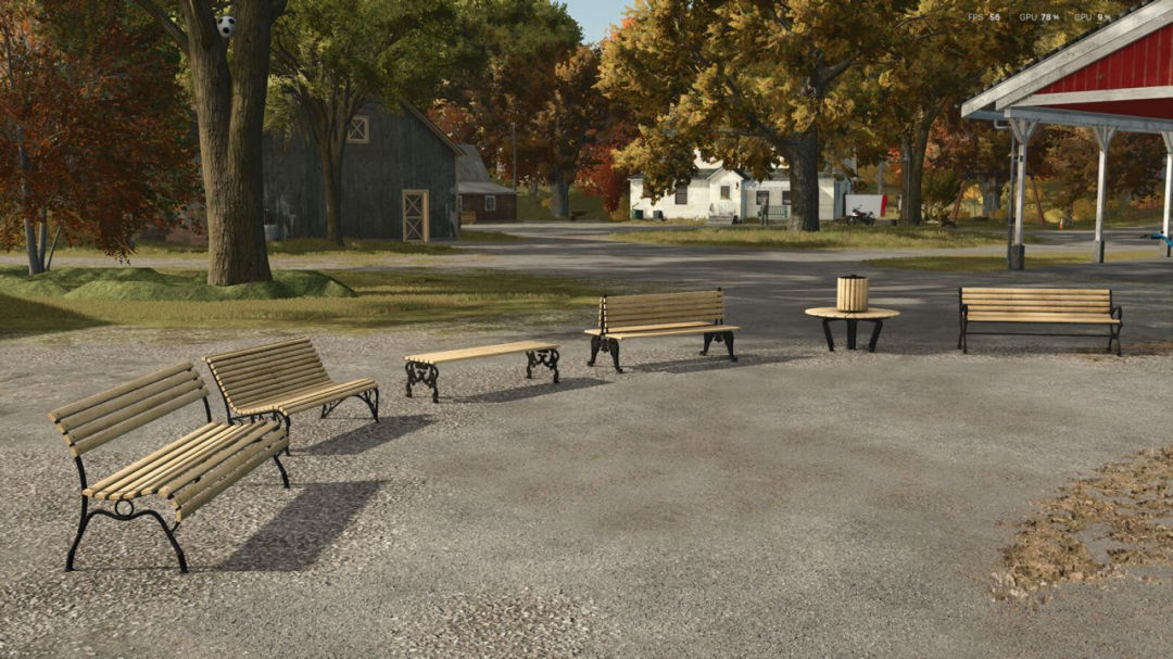 Wooden Benches Pack V1.0