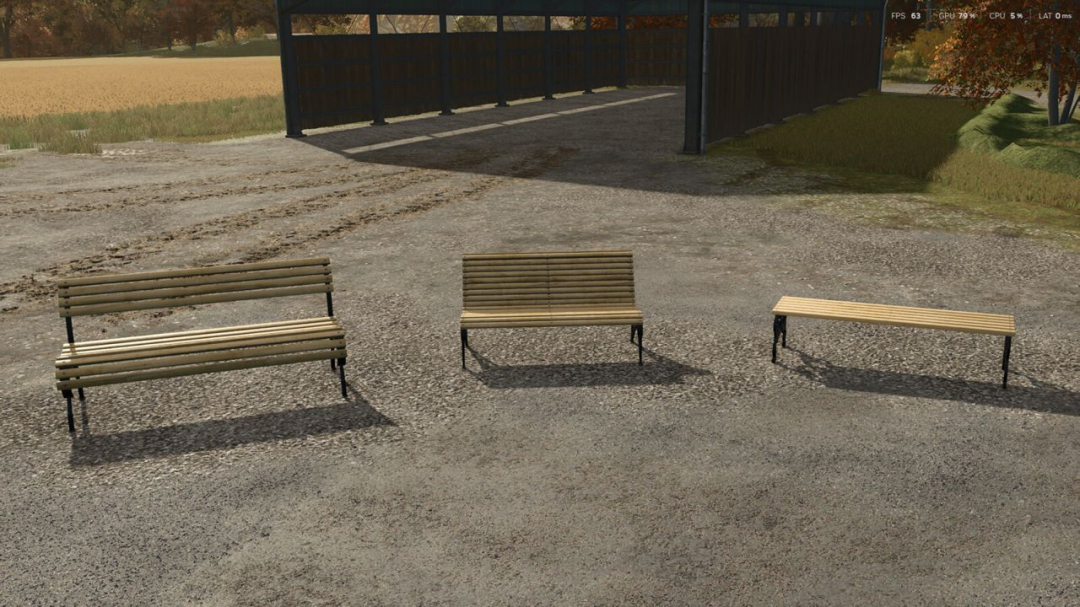 Wooden Benches Pack V1.0