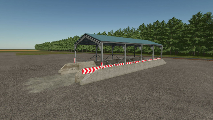 fs25-mods,  Bunker Silo With Shelter V1.0