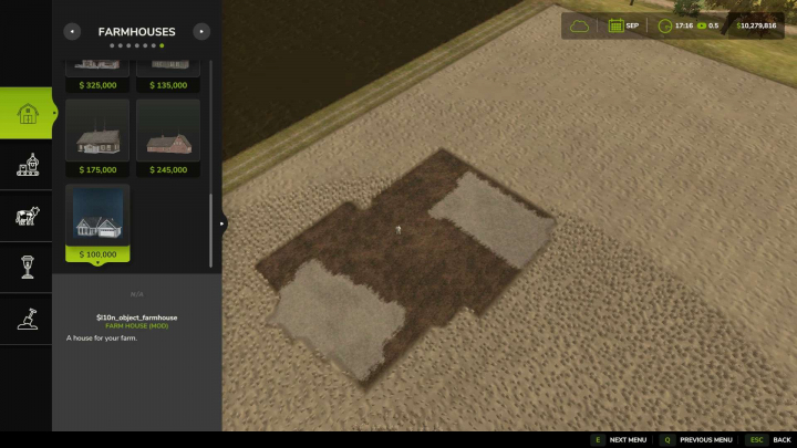 fs25-mods, Farmhouse with garage v1.0