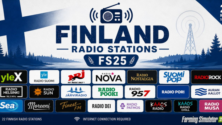 fs25-mods,  Finnish Radio Stations V1.0