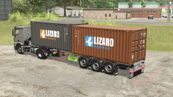 fs25-mods, Fliegl Shipping Container Pack V1.0.0.1