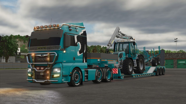 fs25-mods,  MAN TGX Semi-truck Pack V2.0.0.1