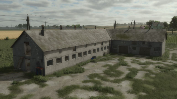 fs25-mods, Old White Cowbarn V1.0