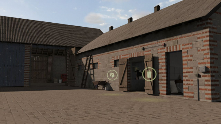 fs25-mods, Small Cowshed With Barn V1.0