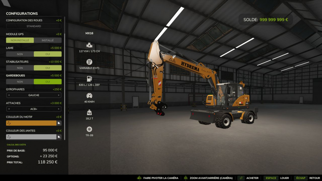 Hydrema MX16 / ACB+ Pack V1.0