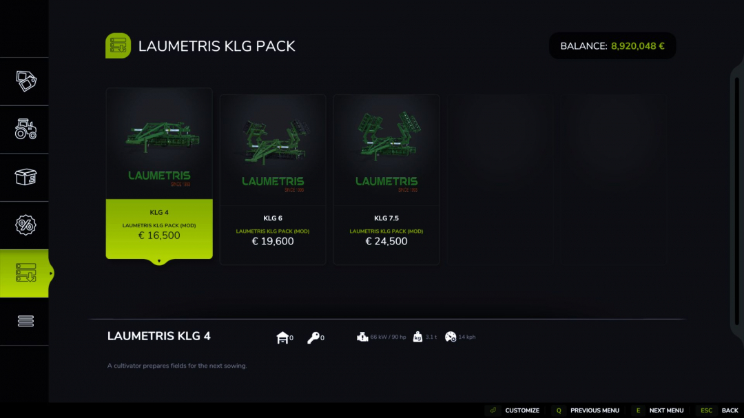 Laumetris KLG Pack Edit V1.0.0.2
