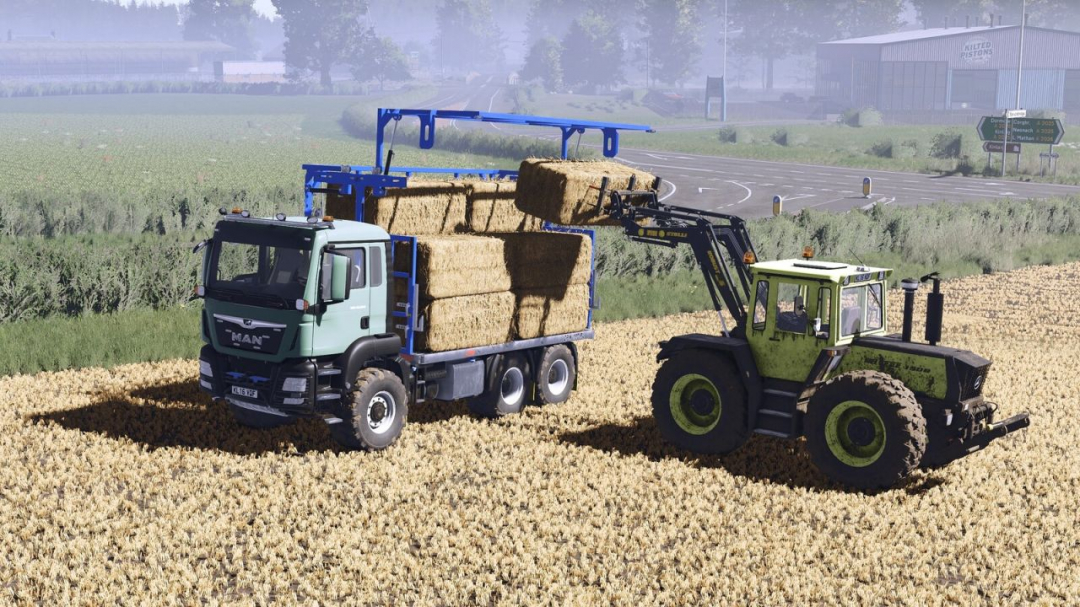 MAN TGS Fliegl Bale Platform V1.0