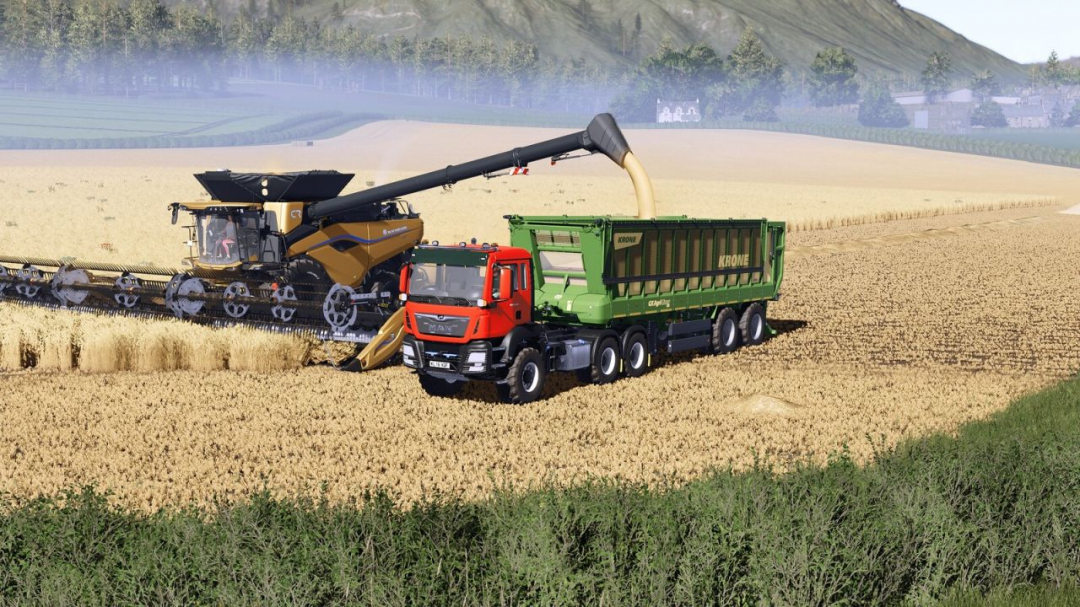 MAN TGS Fliegl Bale Platform V1.0