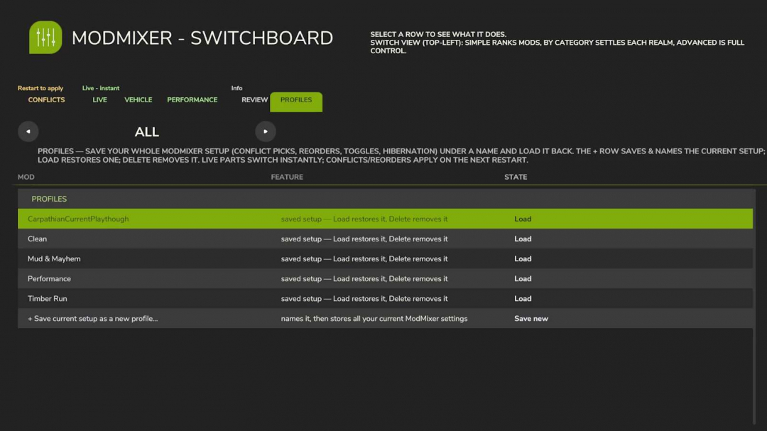 Mod Mixer v1.0.0.4
