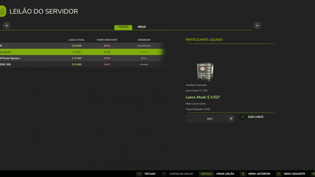 Server Auction V1.0