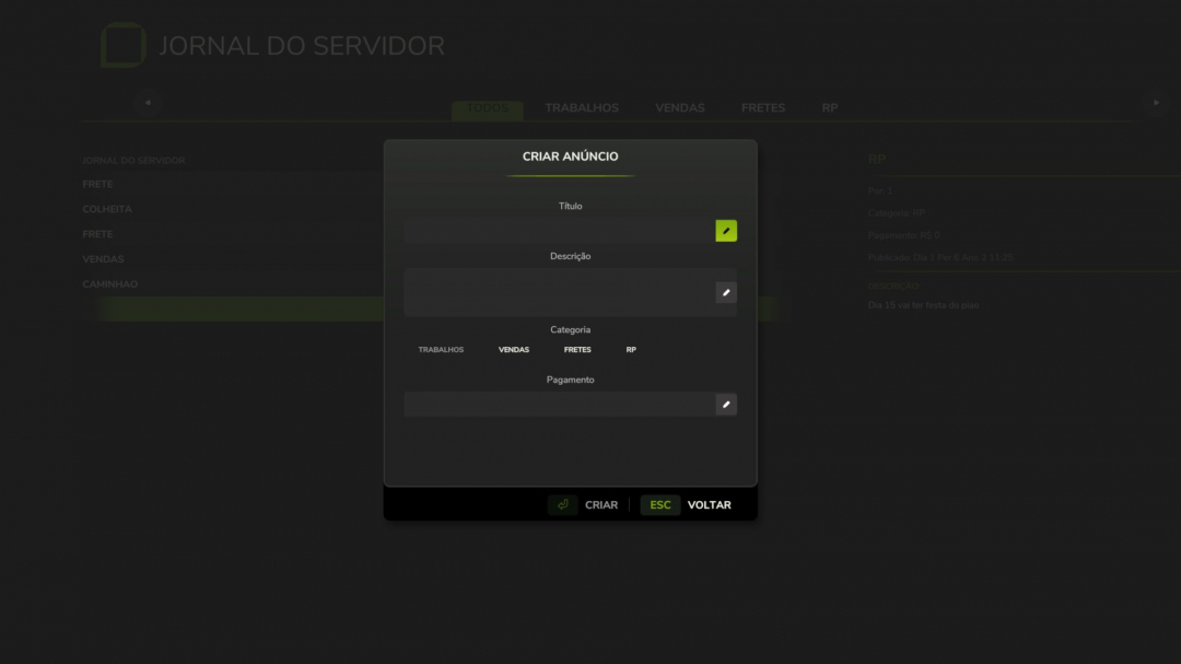Server Journal V1.0