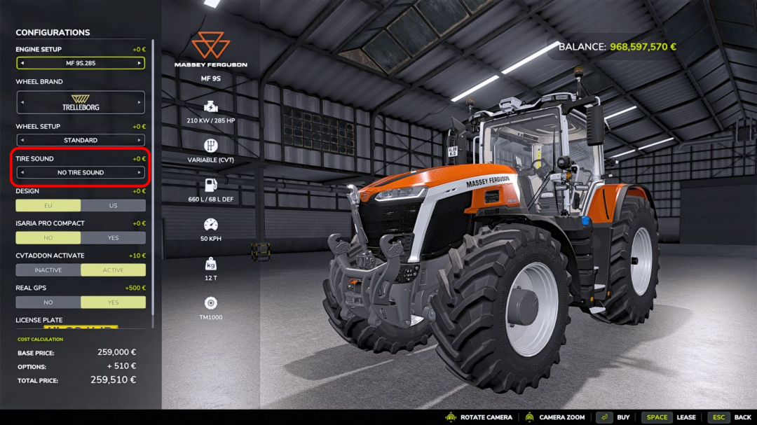 Tire sound v1.0