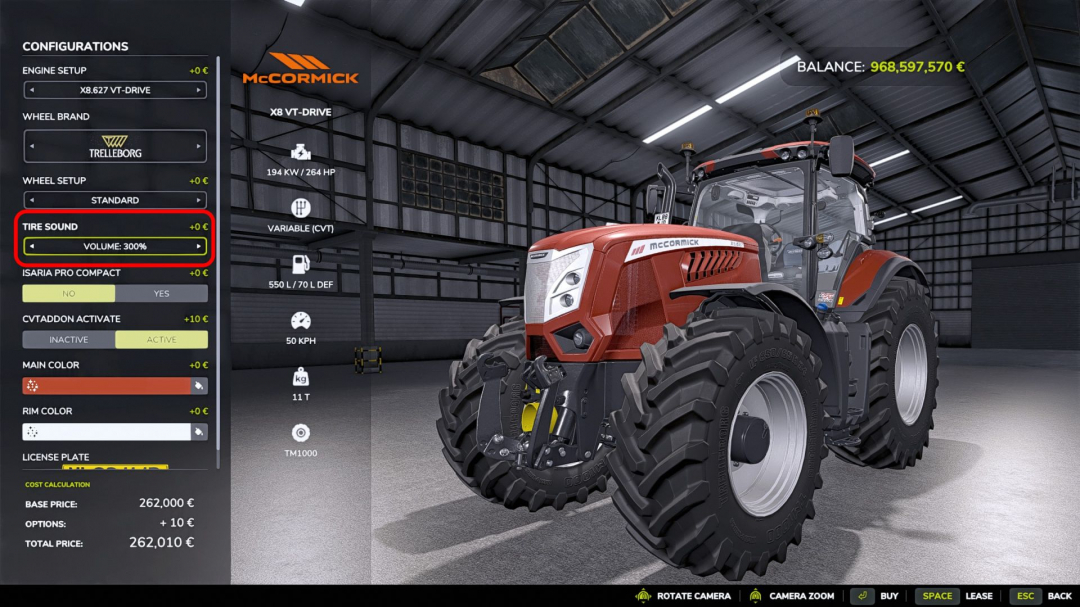 Tire sound v1.0