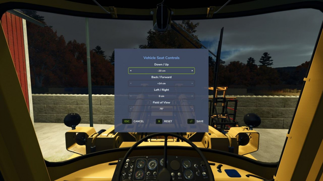 Vehicle Seat Controls V1.0