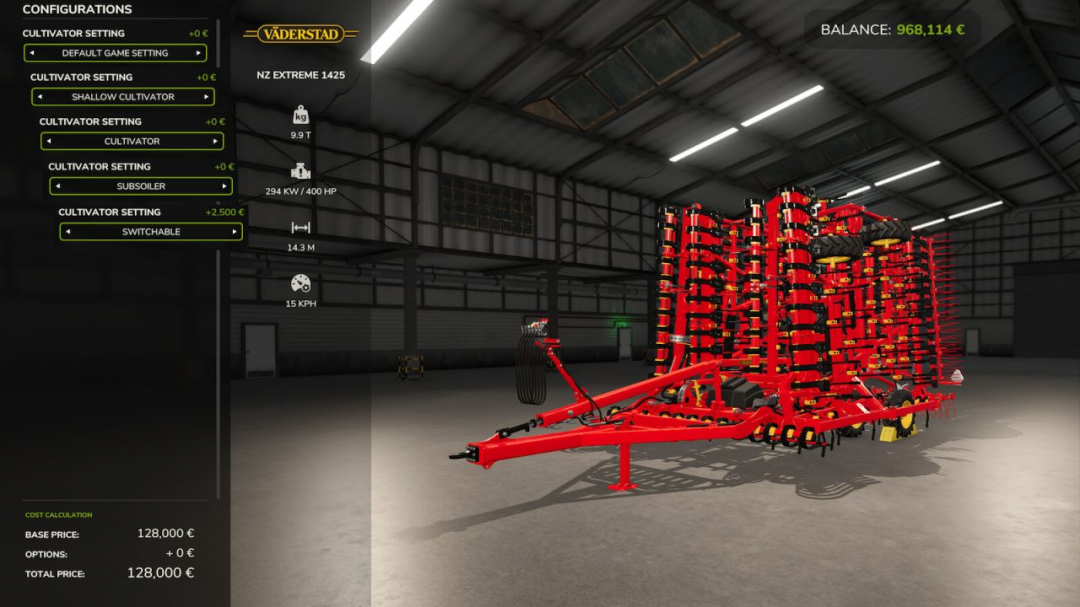 Cultivator Settings V2.0.1.1