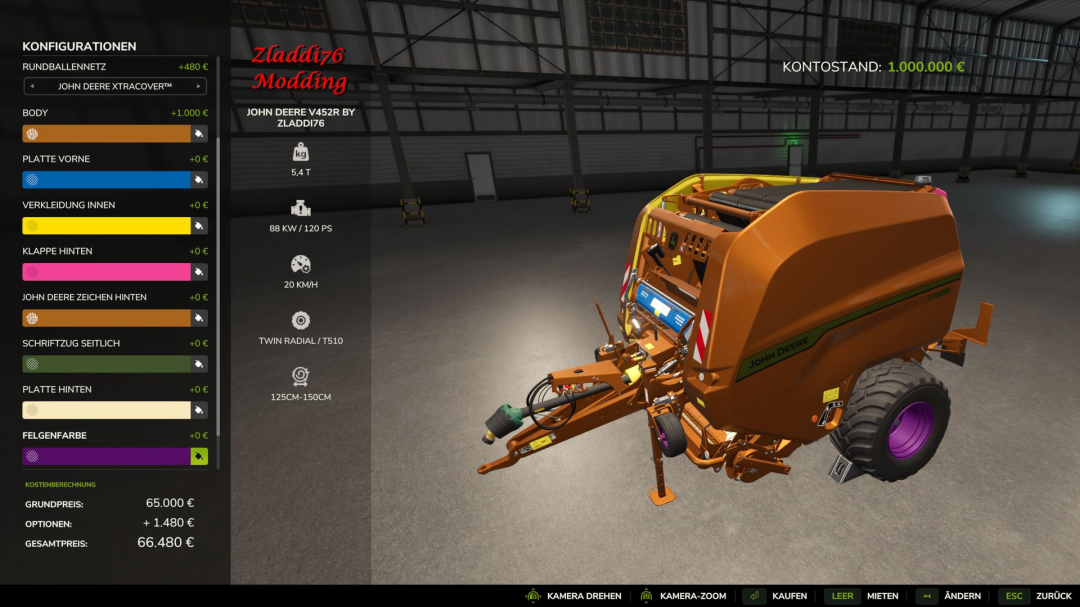 John Deere V452RE V1.0