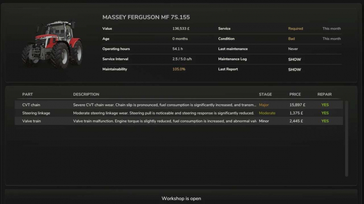 fs25-mods,  Advanced Damage System v0.9.2.6