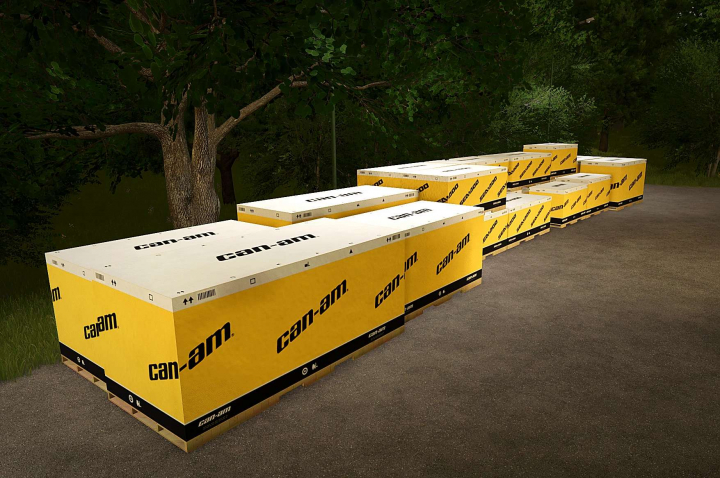 fs25-mods,  BRP Shipping Crate Pack v1.0