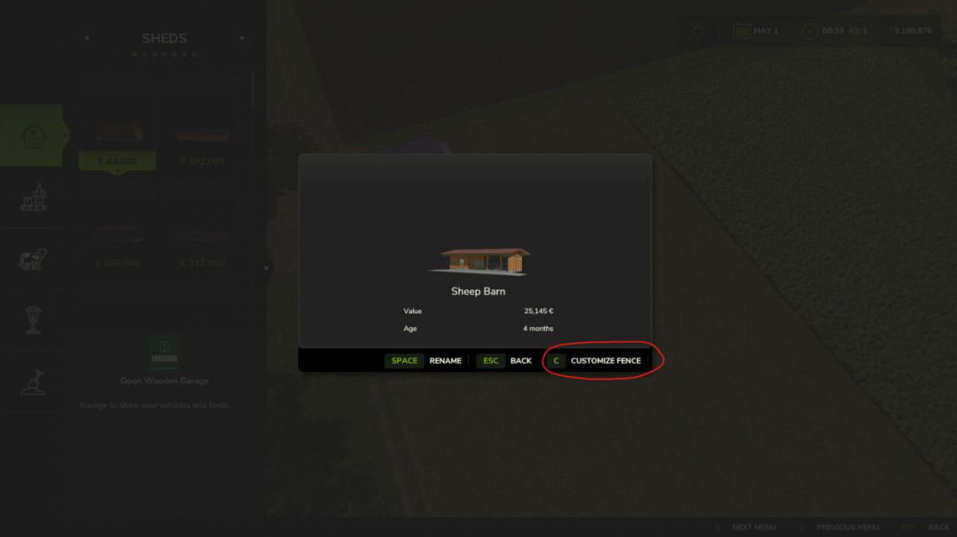 Adjust Pasture Fence V1.0