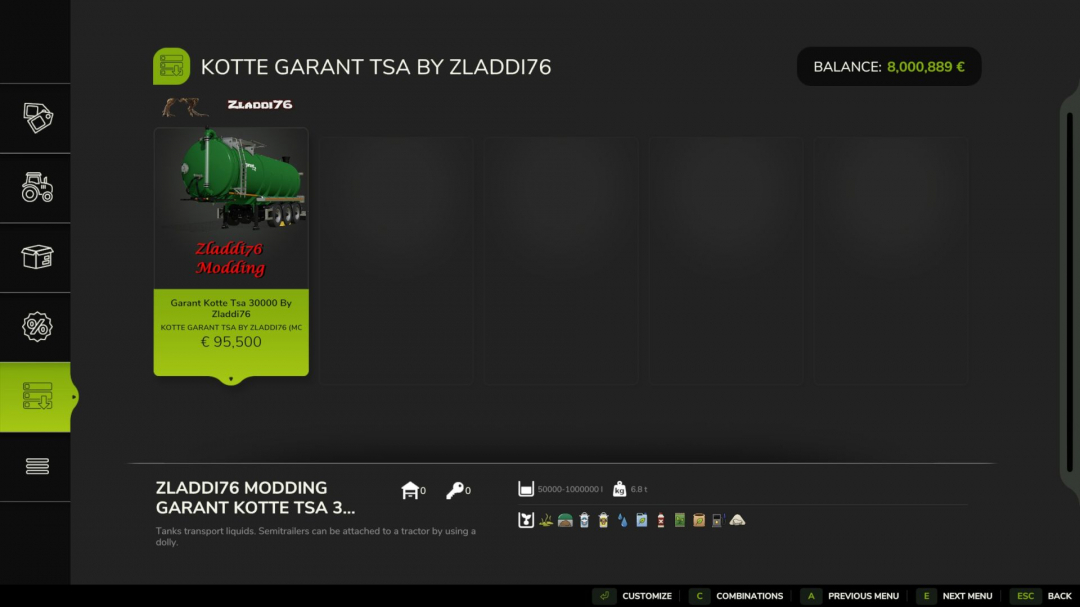 Kotte Garant TSA Edit V1.0