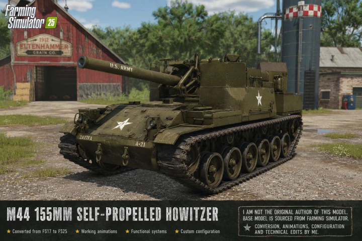 fs25-mods, M44 155mm v1.0