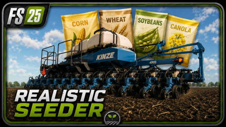 fs25-mods, Realistic Seeder V2.0