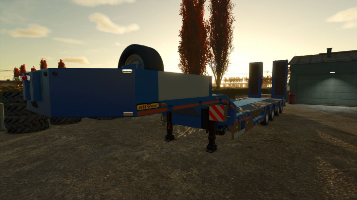 fs25-mods, Silver 4 Axes Lowloader V1.0