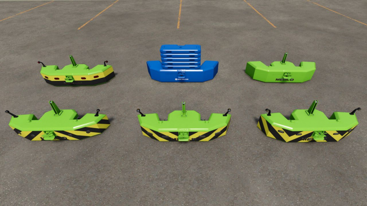 fs25-mods, Weights Merlo Pack V1.0