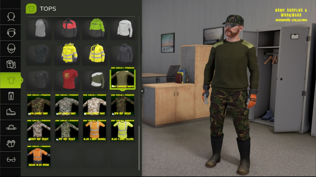 Army Surplus & Workwear Wardrobe Collection V1.0.0.2