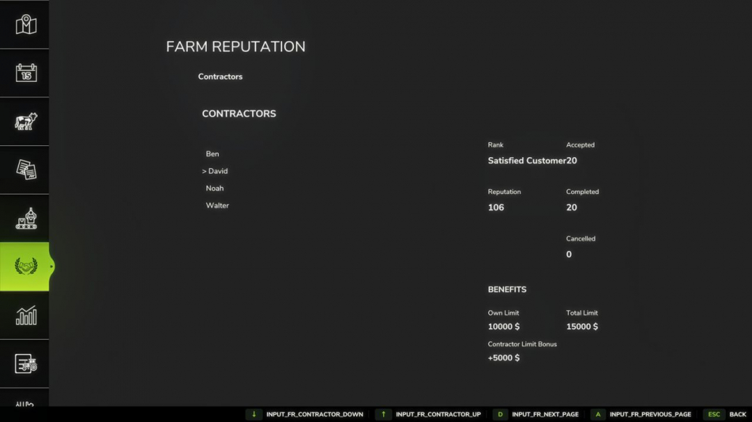 Farm Reputation V1.0.0.2