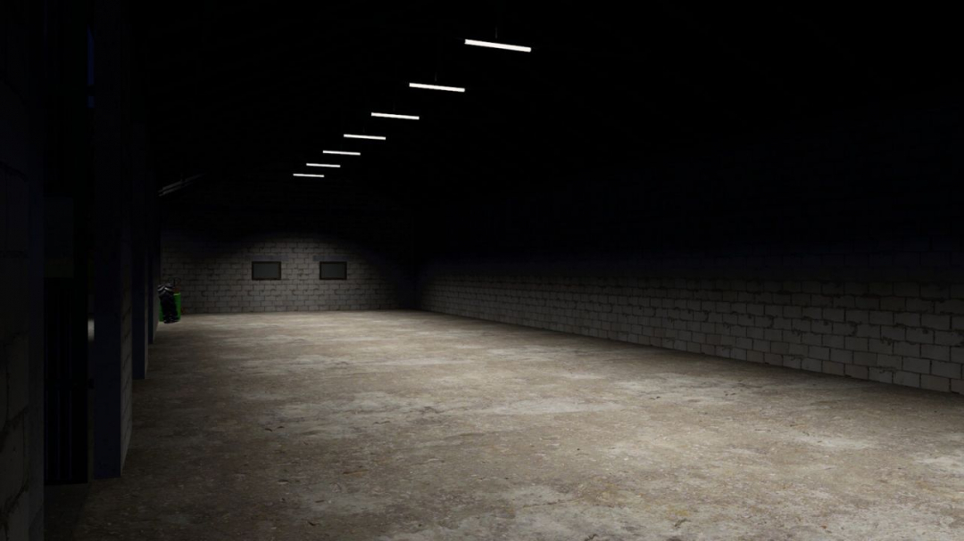 Halls Made Of White Concrete Blocks V1.0