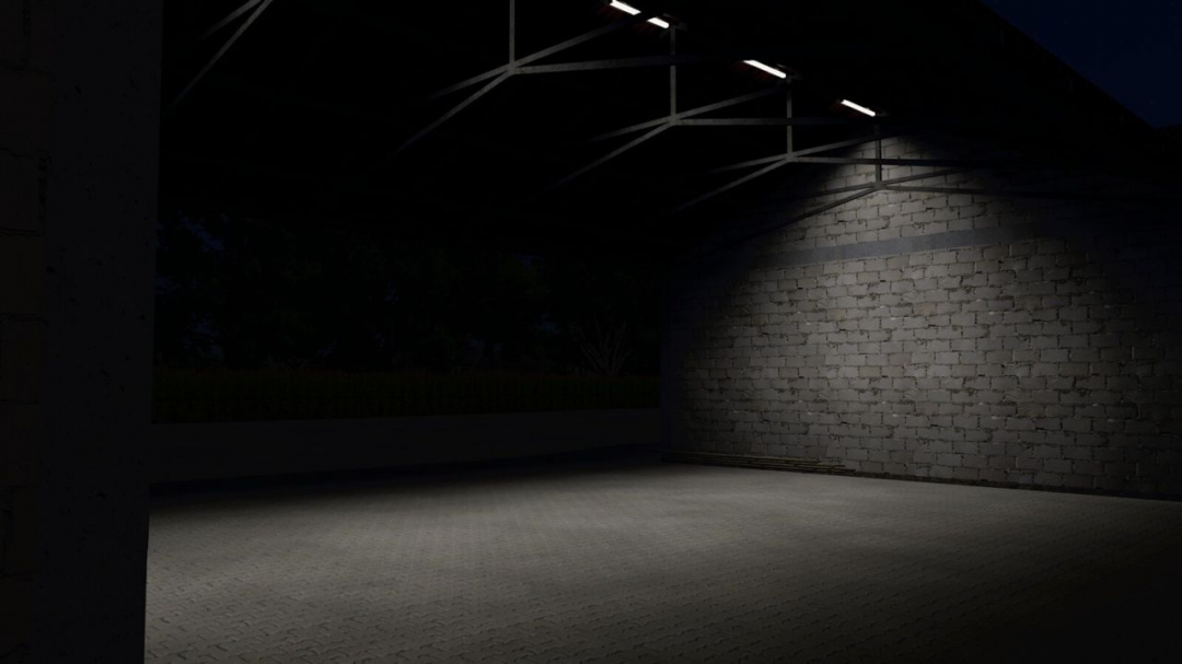 Halls Made Of White Concrete Blocks V1.0