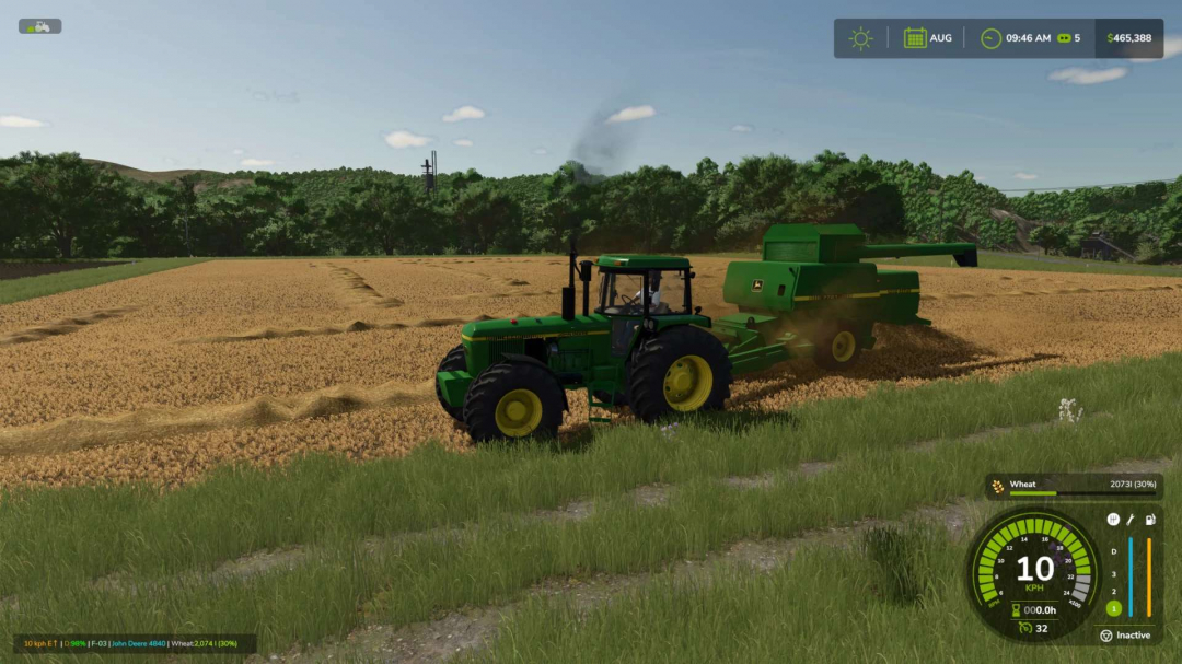 John Deere 7721 Pull Combine v1.0