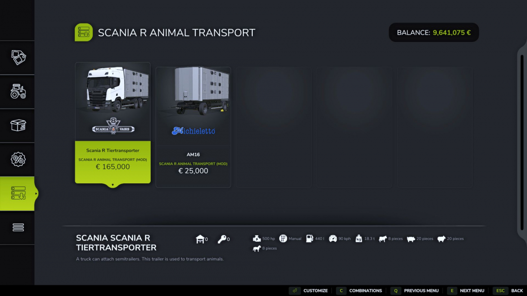 Scania R animal transport V1.0.0.1