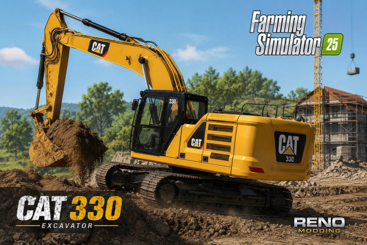 fs25-mods, Reno CAT 330 v1.0