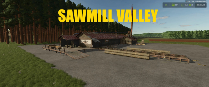 fs25-mods,  SAWMILL VALLEY v1.0