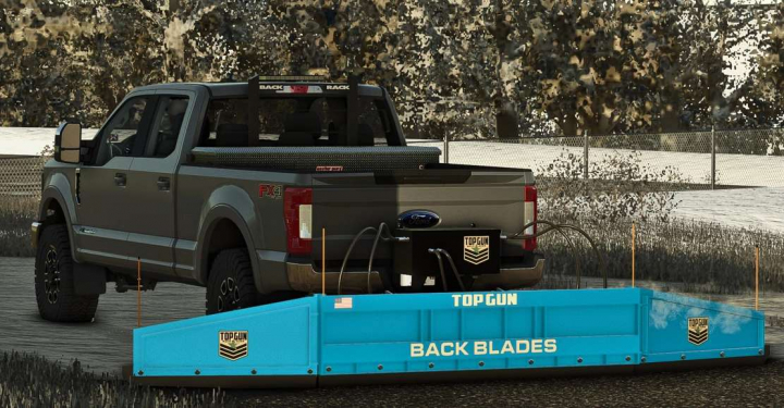fs25-mods, TopGun BackBlade SnowPlow v1.0