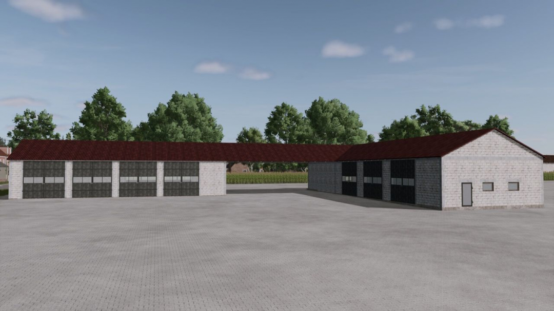Halls Made Of White Concrete Blocks V1.0.0.1