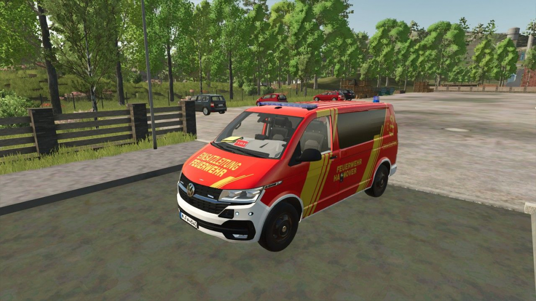 Volkswagen T6 Hanover Fire Department NEF and ELW 1 V1.0