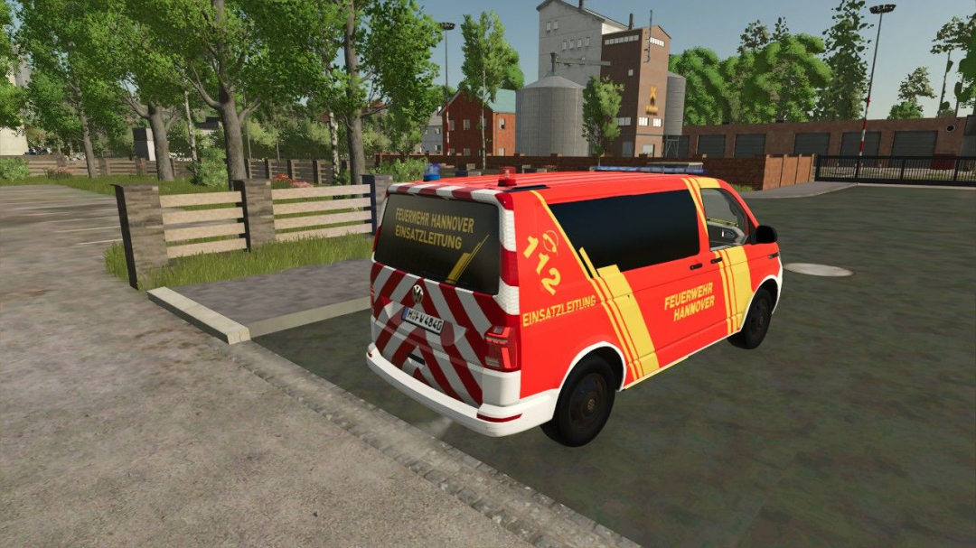 Volkswagen T6 Hanover Fire Department NEF and ELW 1 V1.0