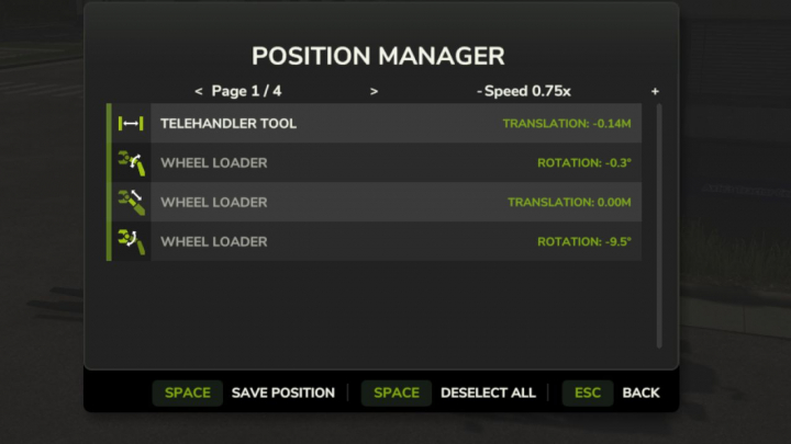 fs25-mods,  Auto Arm Position V1.0.0.4