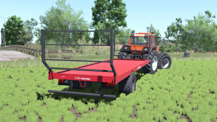 fs25-mods,  Demarest flatbed trailer V1.0.0.3