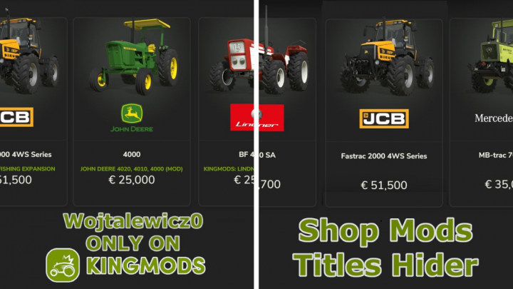fs25-mods,  Hide Mods Shop Titles V1.0