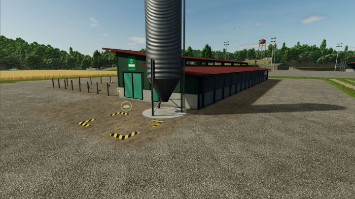 fs25-mods, Pig Barn With Manure Heap V1.0