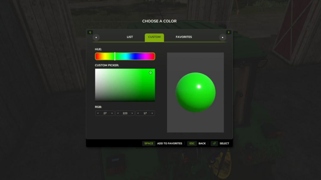 Quick Vehicle Select V1.0.1