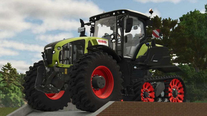 fs25-mods,  Claas AXION 930-960 TERRA TRAC Rust Edition v1.5
