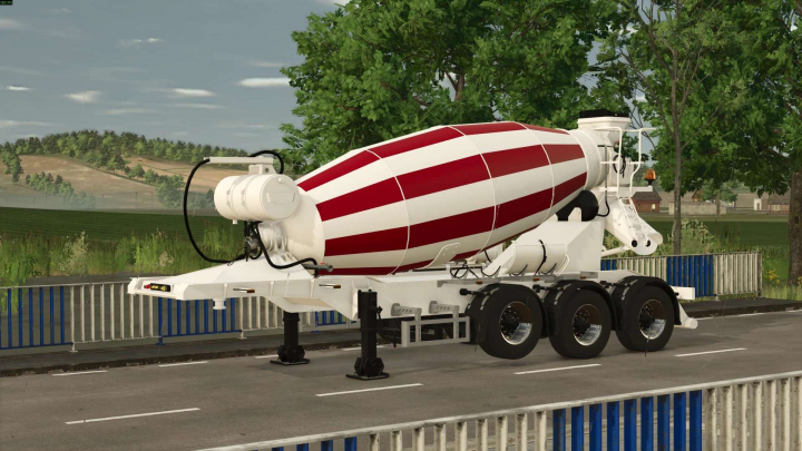 fs25-mods,  Concrete mixer semi-trailer v1.0