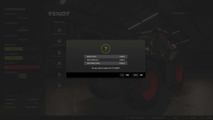 fs25-mods,  Lease Cost Preview v1.0