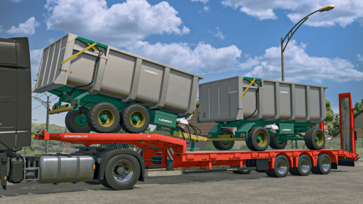 fs25-mods,  Lizard Stainless Tipping Trailer Pack V1.5